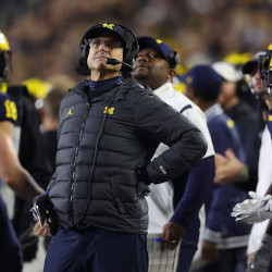 Big Ten Banned Michigan Coach Jim Harbaugh from Sideline